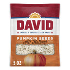 David All Natural Pumpkin Seeds, Salted & Roasted - Pack of 12