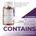 Hallusa Natural HallKids Multivitamin Gummies for Kids - 60 Gummies - image 4
