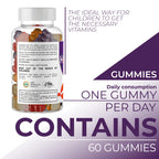 Hallusa Natural HallKids Multivitamin Gummies for Kids - 60 Gummies - image 4