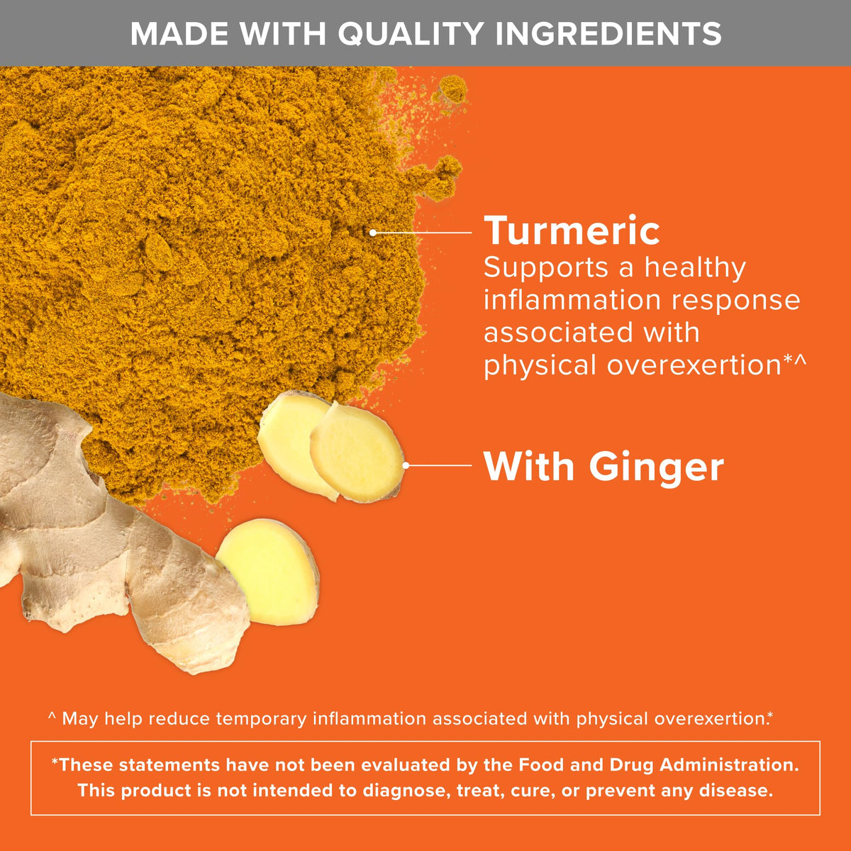 Qunol Turmeric + Black Pepper & Ginger 2400mg - 105 Capsules - image 5