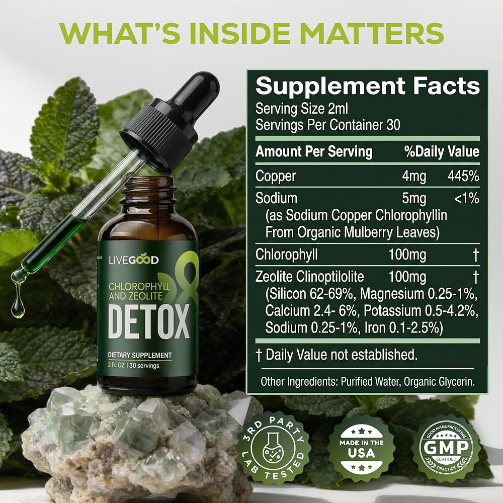 LiveGood Chlorophyll and Zeolite Detox - image 2