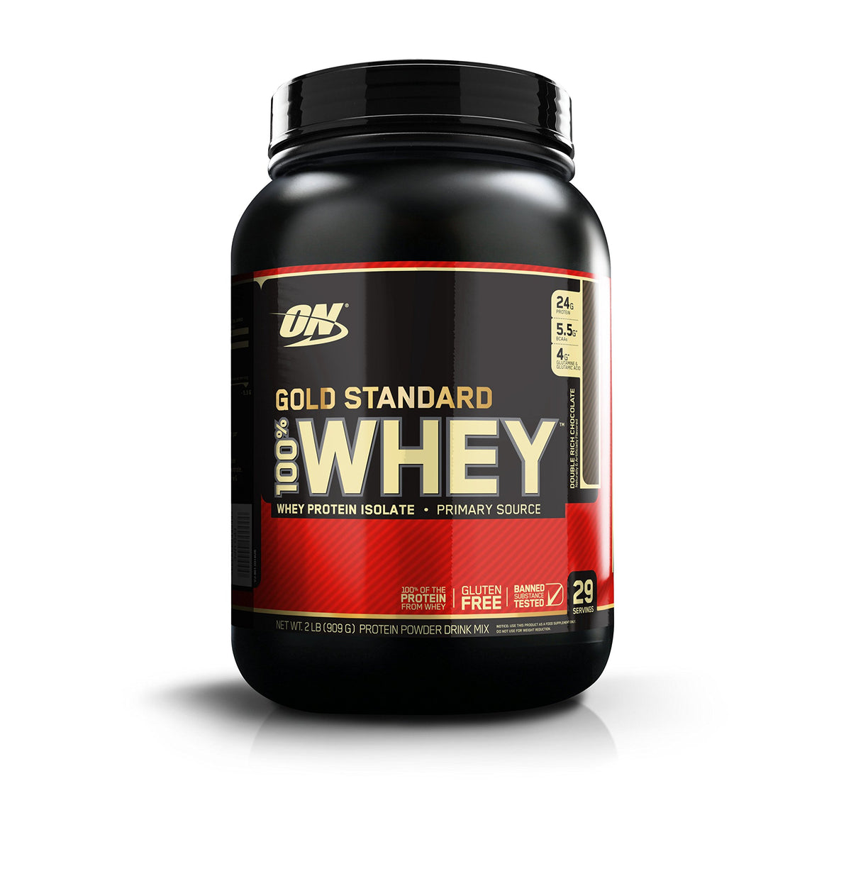 Optimum Nutrition Gold Standard 100% Whey Protein Powder Double Rich Chocolate