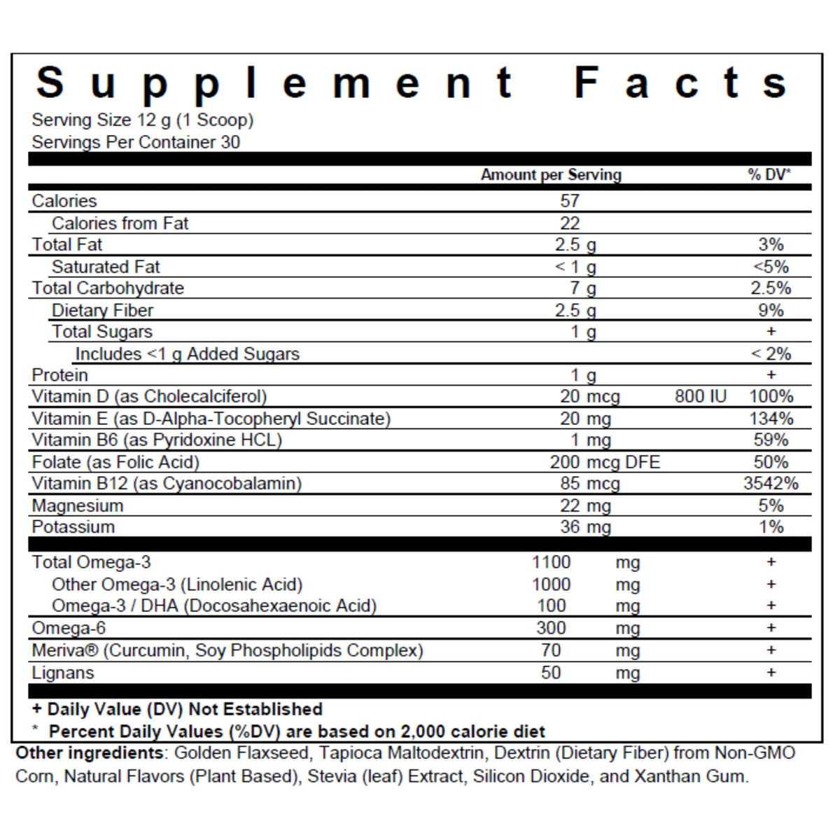 BioPharma Scientific NanOmega Vegan Omega-3 Powder - 30 Servings - image 4