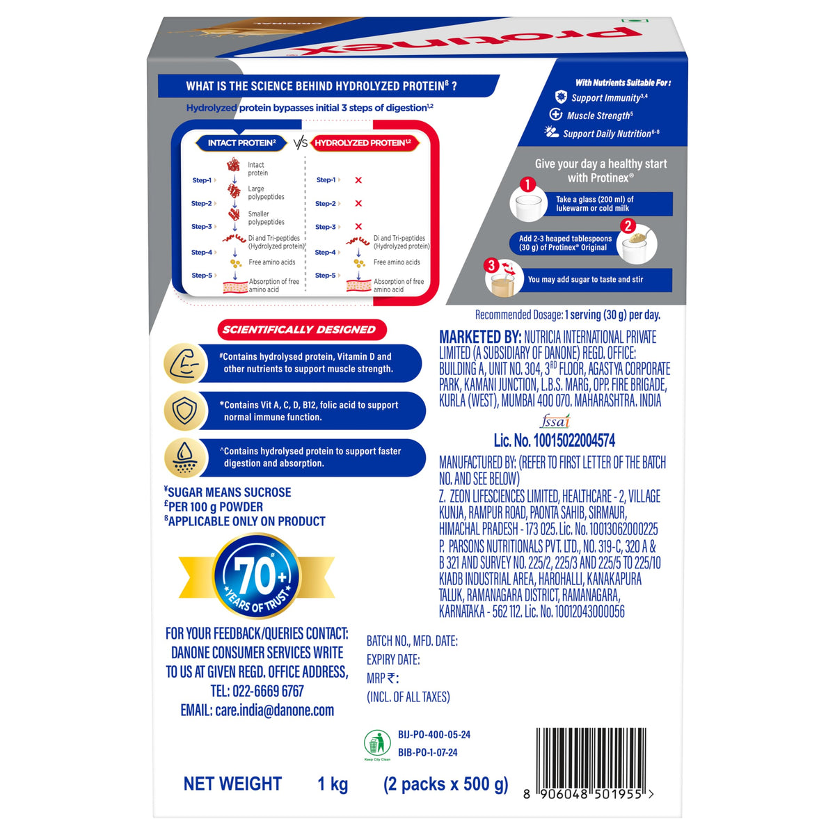 Protinex Original Health and Nutritional Drink Mix - 1 Pack - image 4