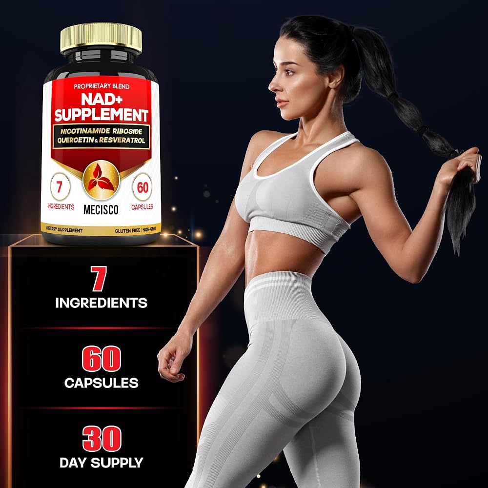 Mecisco NAD+ Supplement with Nicotinamide Riboside - 60 Capsules - image 5
