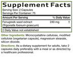 BRONSON Flavored Capsule adult Fenugreek Supports Healthy Immune