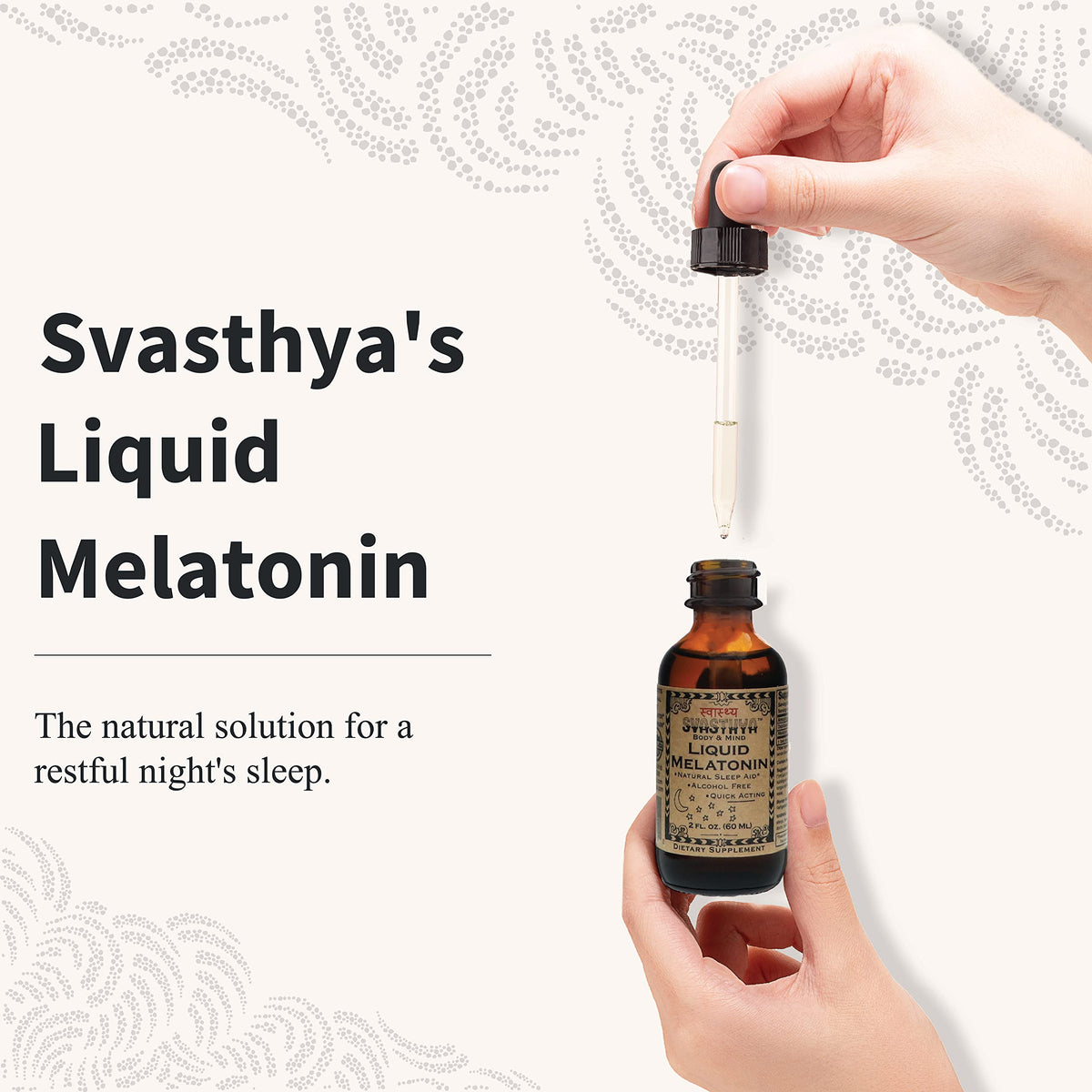 Svasthya Natural Melatonin Liquid Sleep Aid - 2 Fl Oz - image 3