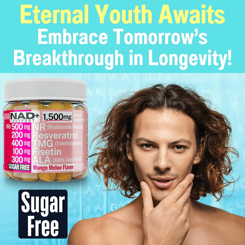 SHIZAM NAD+ Sugar Free Gummies 1500mg - 60 Count - image 3