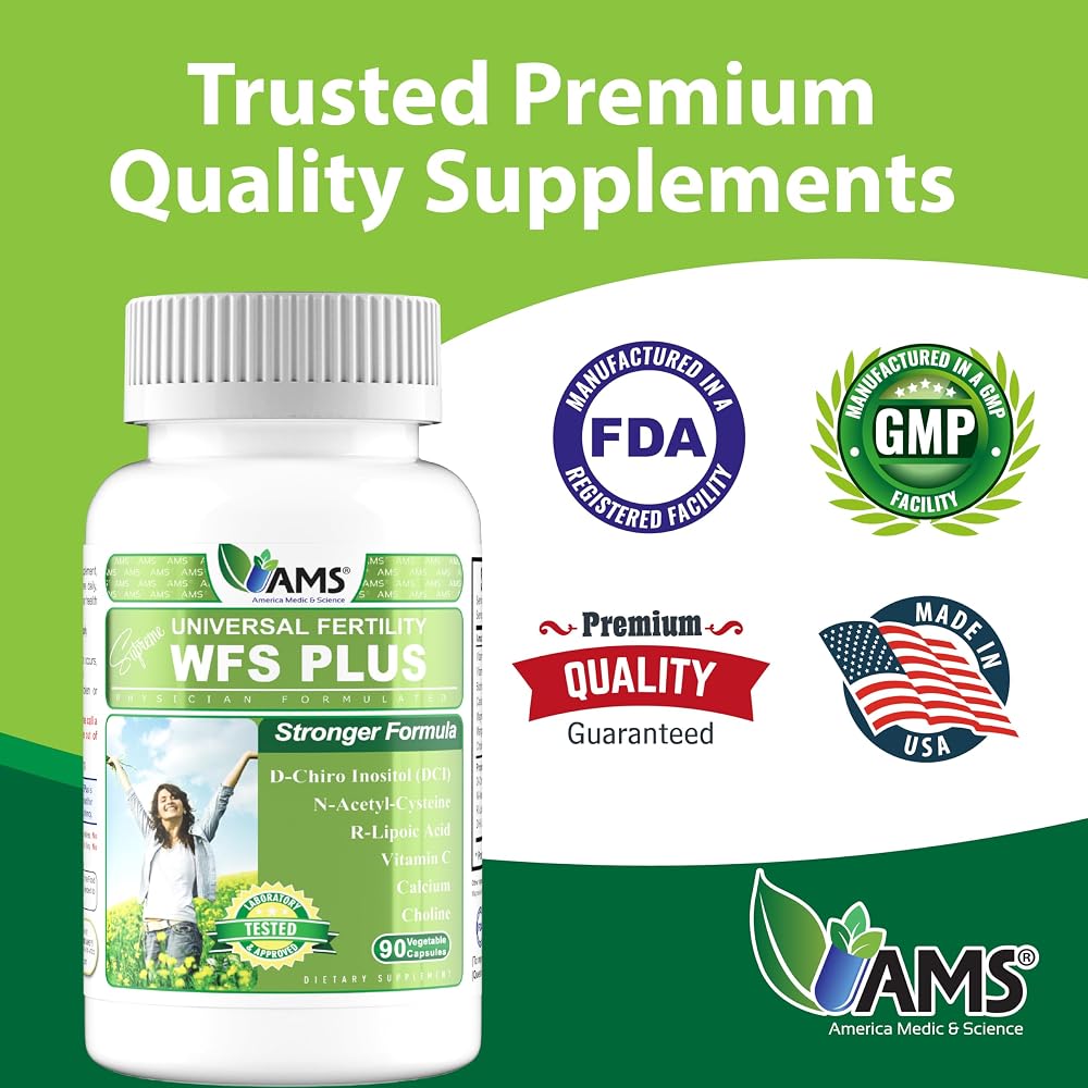 America Medic & Science WFS Plus Fertility Supplements for Women