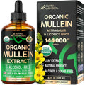 NUTRAHARMONY Mullein Drops for Lungs - USDA Organic Liquid - Mullein