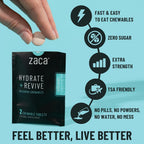 Zaca Recovery Chewable Supplement Hydrate + Revive - 12 Tablets - image 2