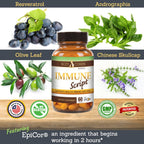 Script Essentials Immune Script Gut & Respiratory Support - 60 Capsules - image 3