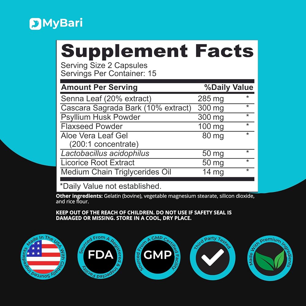 MyBari 15 Day Cleanse Gut Support - 30 Capsules - image 5