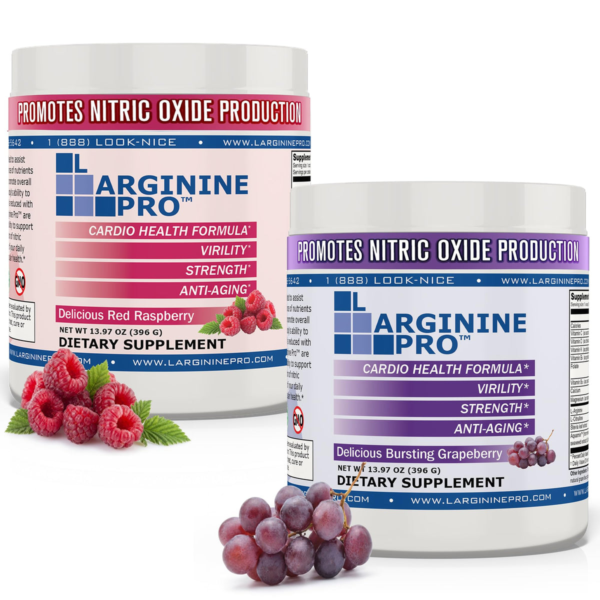 L-Arginine Pro Powder Drink Mix with L-Citrulline - 30 Servings