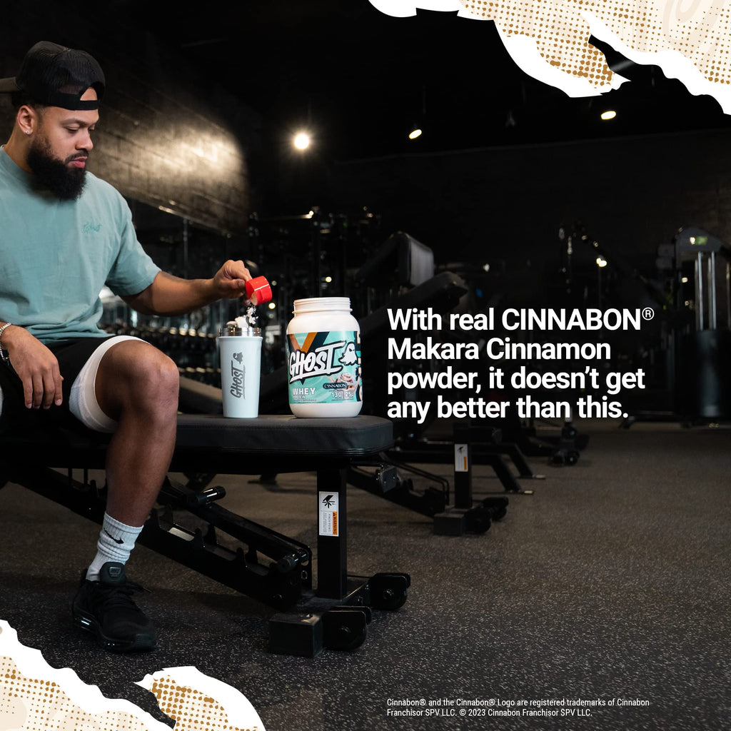 GHOST Whey Protein Powder Cinnabon - 2 lb - image 5