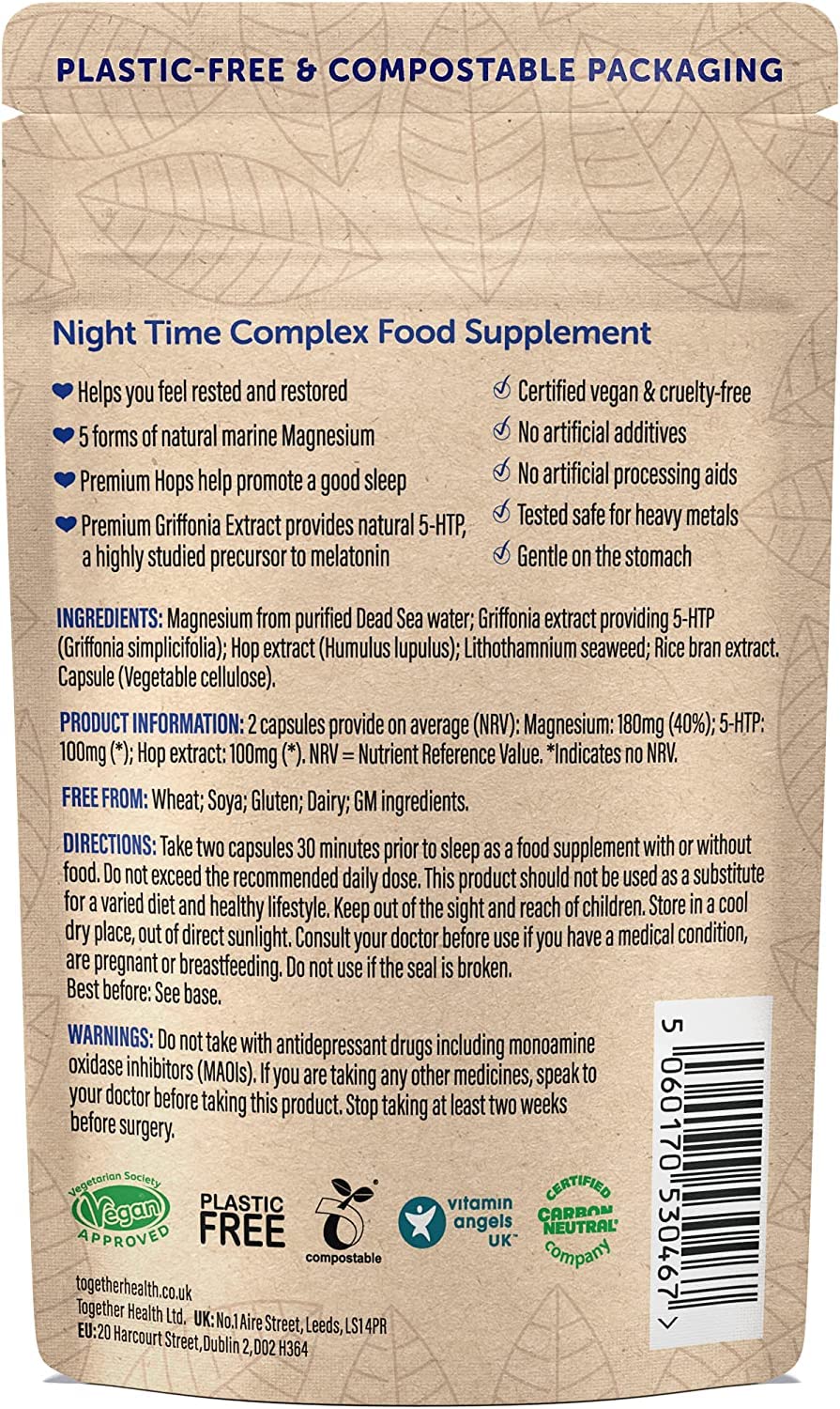 Together Oceanpure Night Time Magnesium Complex - 60 Capsules - image 2