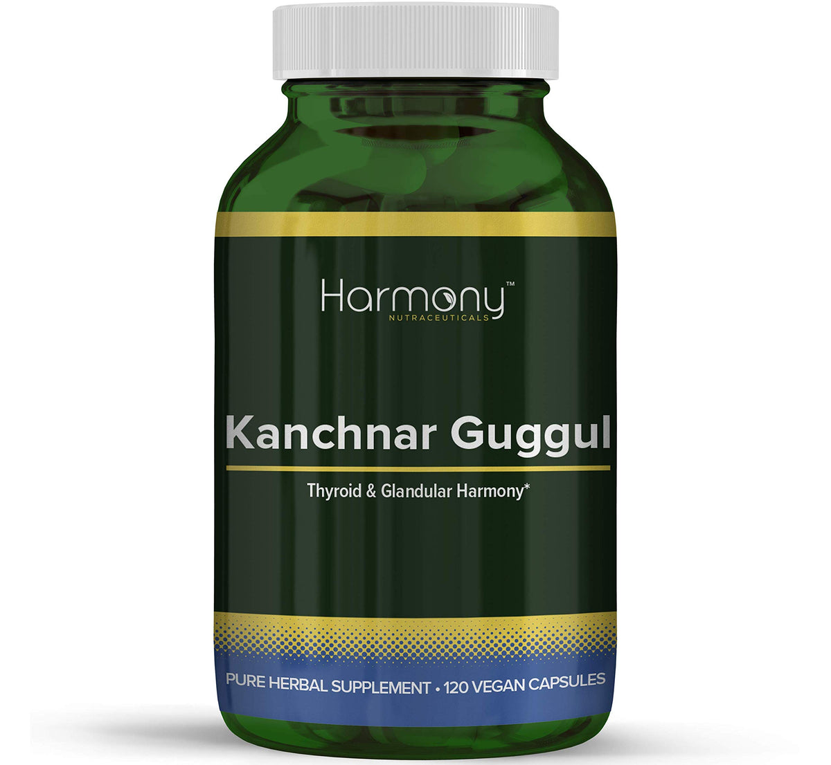 Harmony Nutraceuticals Kanchnar Guggul Thyroid Support - 120 Vegan Capsules