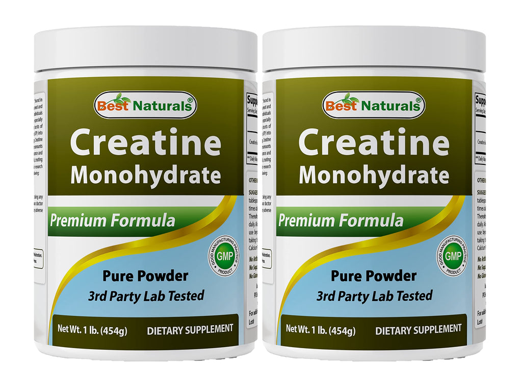 Best Naturals Creatine Monohydrate Pure Powder - 1 Lb