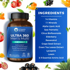 Vitamin World Ultra 360 Men's Multivitamin One Daily - 90 Caplets - image 5