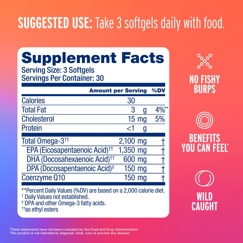 Oceanblue Omega-3 2100 with 150MG CoQ10