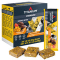 TITANIUM Protein Energy Bars Amazonian Gold - 8 Count