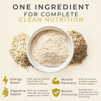 TUPAXA USDA Organic Hemp Protein Powder for Women & Men - Unflavored