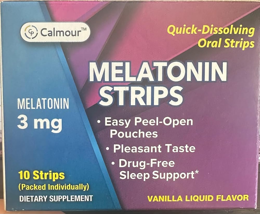 CALMOUR Oral Sleep Strips