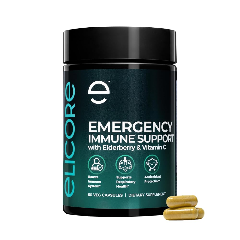 ELICORE Premium Emergency Immune Support Supplement - 60 Capsules