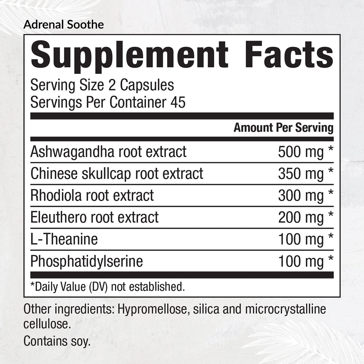 Equilife Adrenal Soothe Capsules for Stress & Sleep Support - 90 Capsules - image 2