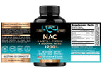 NUTRAHARMONY NAC 1200 mg with Selenium, B6 & B12 - 120 Capsules - image 2