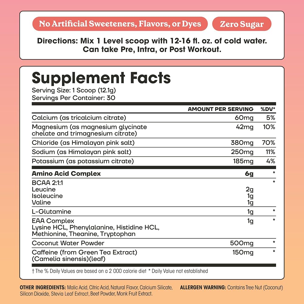 Fit & Lean Amino Hydration Plus Energy