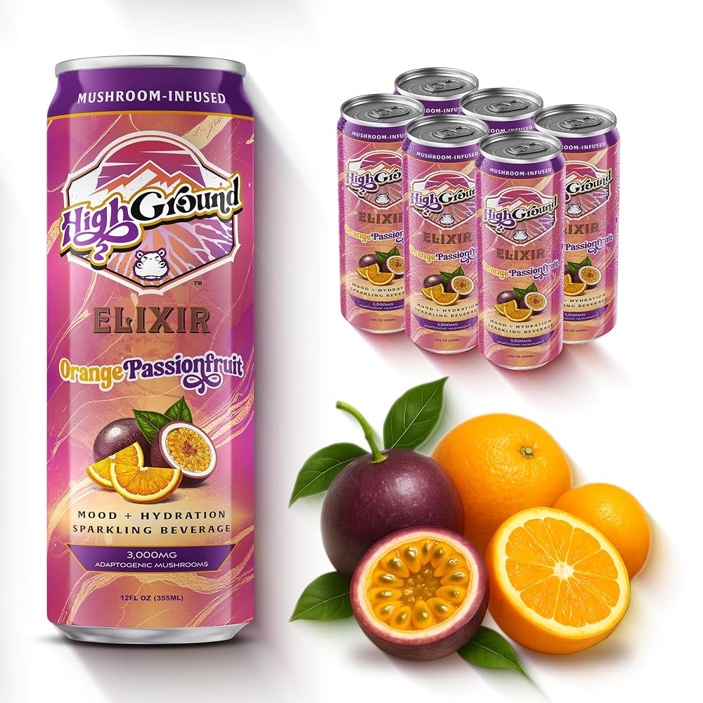 High Ground Elixir Mushroom Seltzer