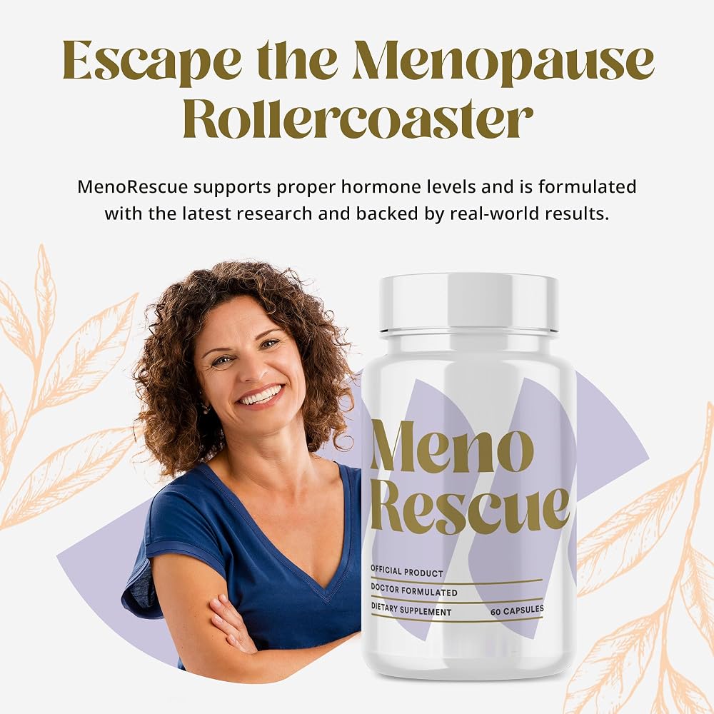 MenoRescue Menopause Support Supplement for Hot Flashes - 60 Capsules - image 3