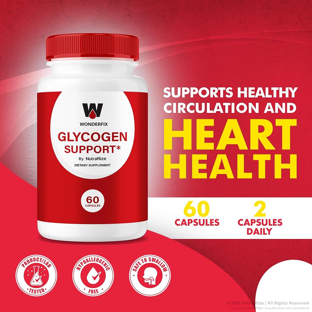 NutraRize Wonderfix Glycogen Support Capsules - 120 Capsules - image 3