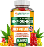 HEMPBRIDGE Hemp Gummies for Sleep & Relaxation - 60 Count