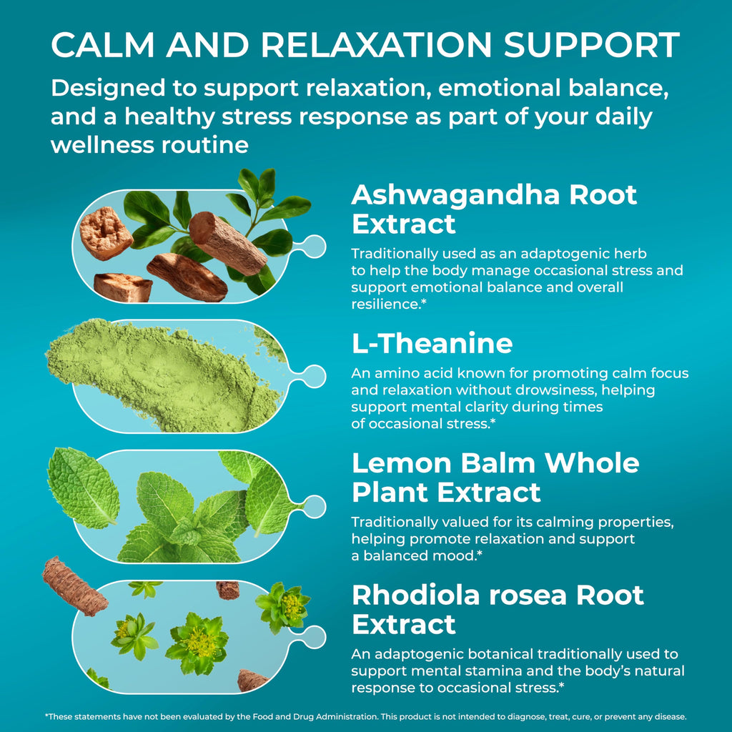 PUREHEALTH RESEARCH Stress Release Complex Mood Support - 90 Capsules - image 4
