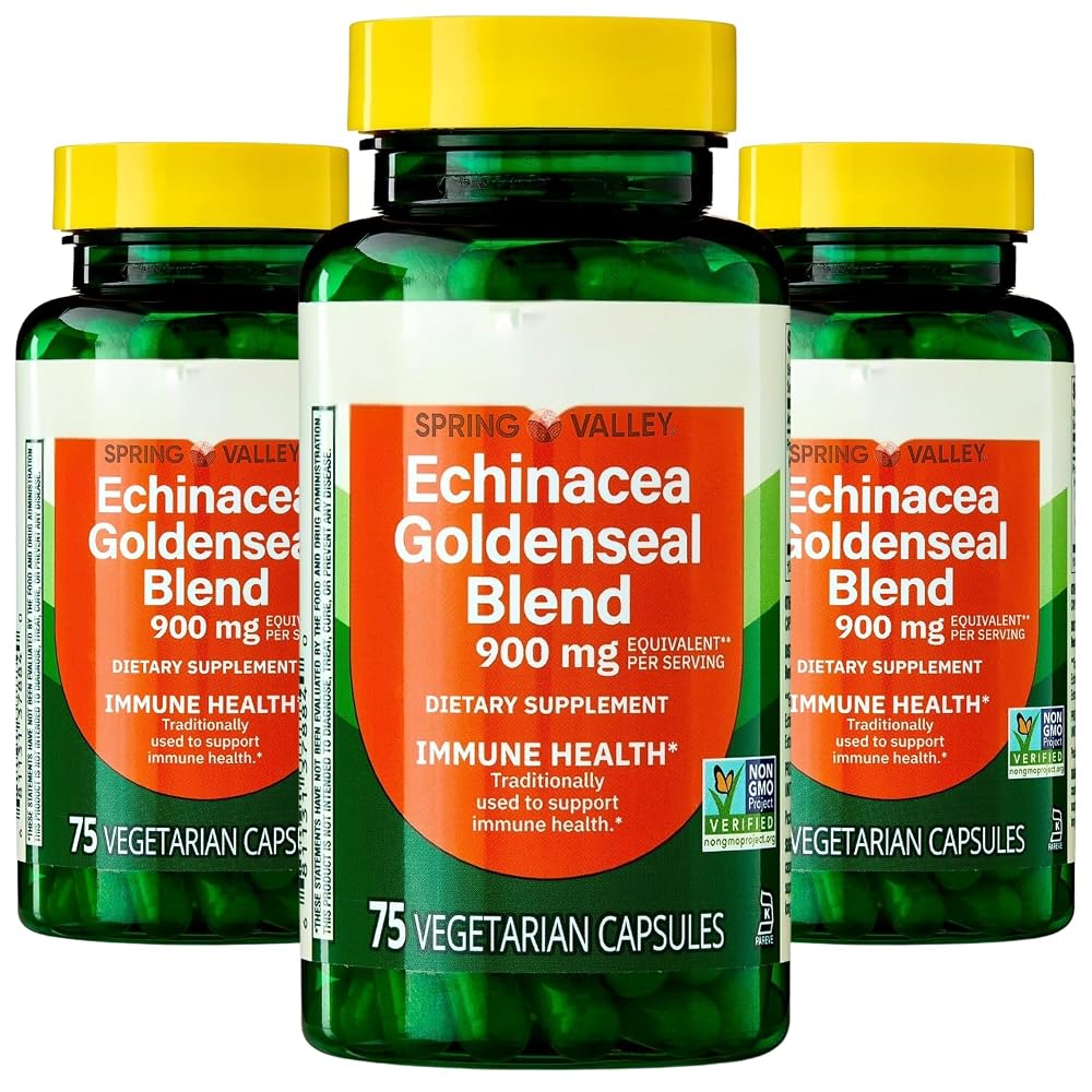 SCHMIDT EMPIRE Echinacea Goldenseal Blend 900 mg - 75 Vegetarian Capsules