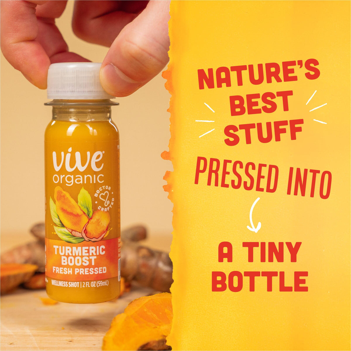 Vive Organic Turmeric Boost Wellness Shot - 12 x 2 fl oz - image 4