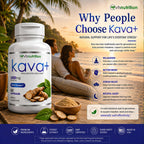 VH Nutrition KAVA+ Kava Kava Capsules Mood Support - 30 Capsules - image 3
