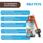 Holy Pets Natural UTI Medicine for Cats & Dogs - 2oz - image 2