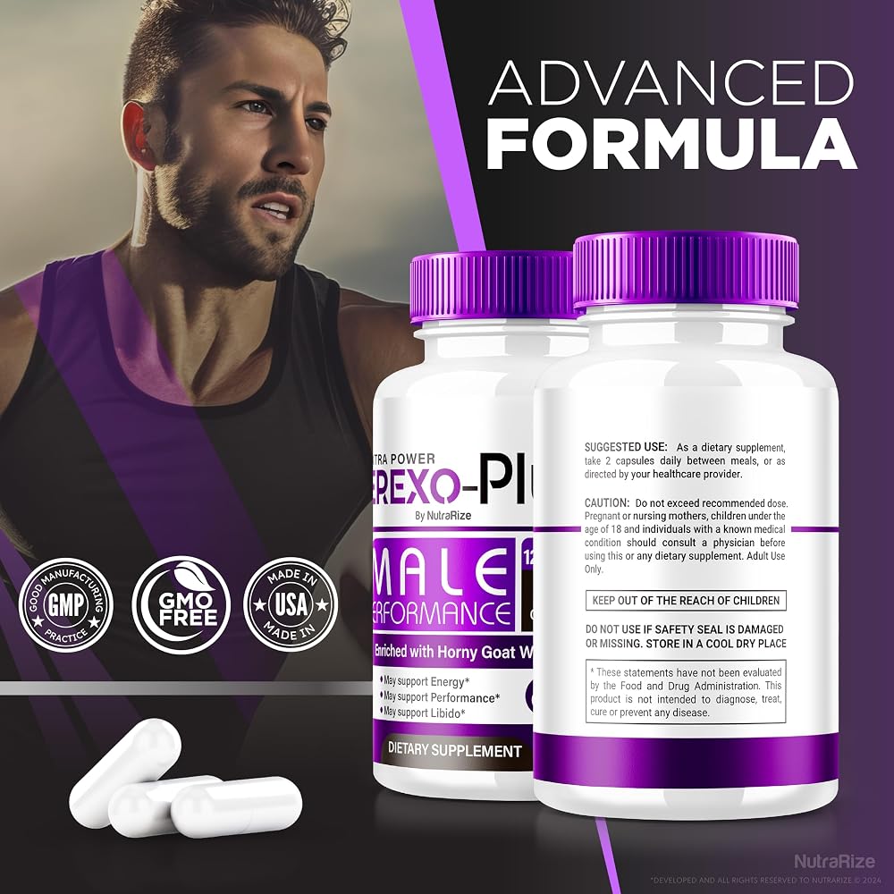 NutraRize Erexo Plus Advanced Male Capsules - 120 Capsules - image 5