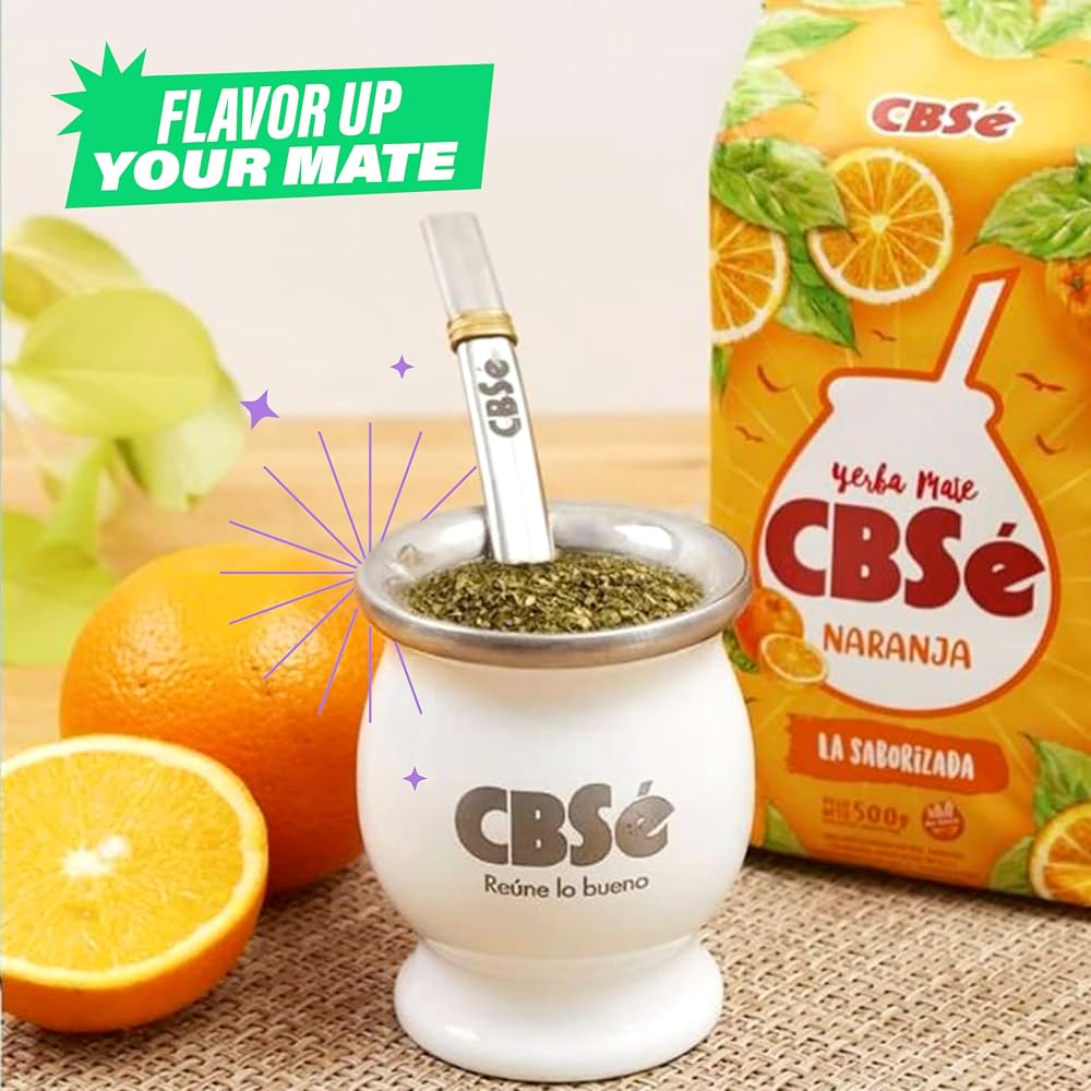 CBSé Yerba Mate Orange Flavor Loose Leaf Tea - 500g - image 5