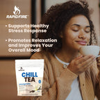 Rapid Fire Chill Tea Soothing Blend Stress Relief - 14 Tea Bags - image 5
