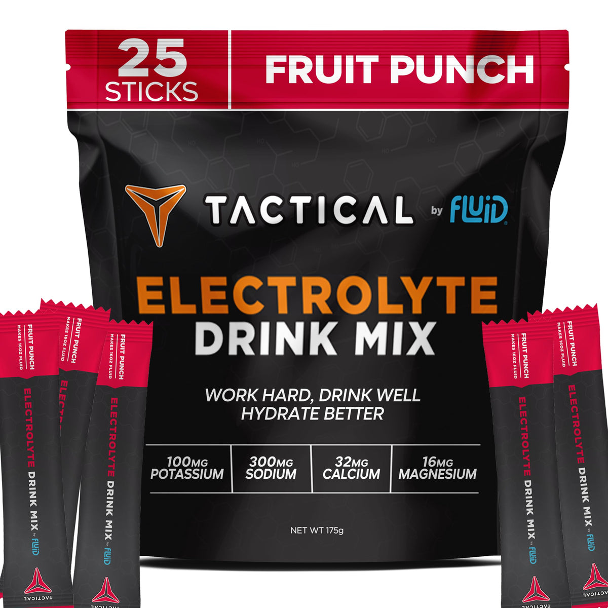 Fluid Tactical - 25 Count Electrolyte Powder