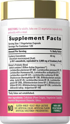 Carlyle Women's Cranberry Plus Probiotics - 120 Vegetarian Capsules - image 2