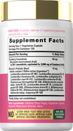 Carlyle Women's Cranberry Plus Probiotics - 120 Vegetarian Capsules - image 2
