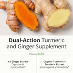 Vimerson Health Turmeric and Ginger Supplement Joint Support - 60 Capsules - image 6
