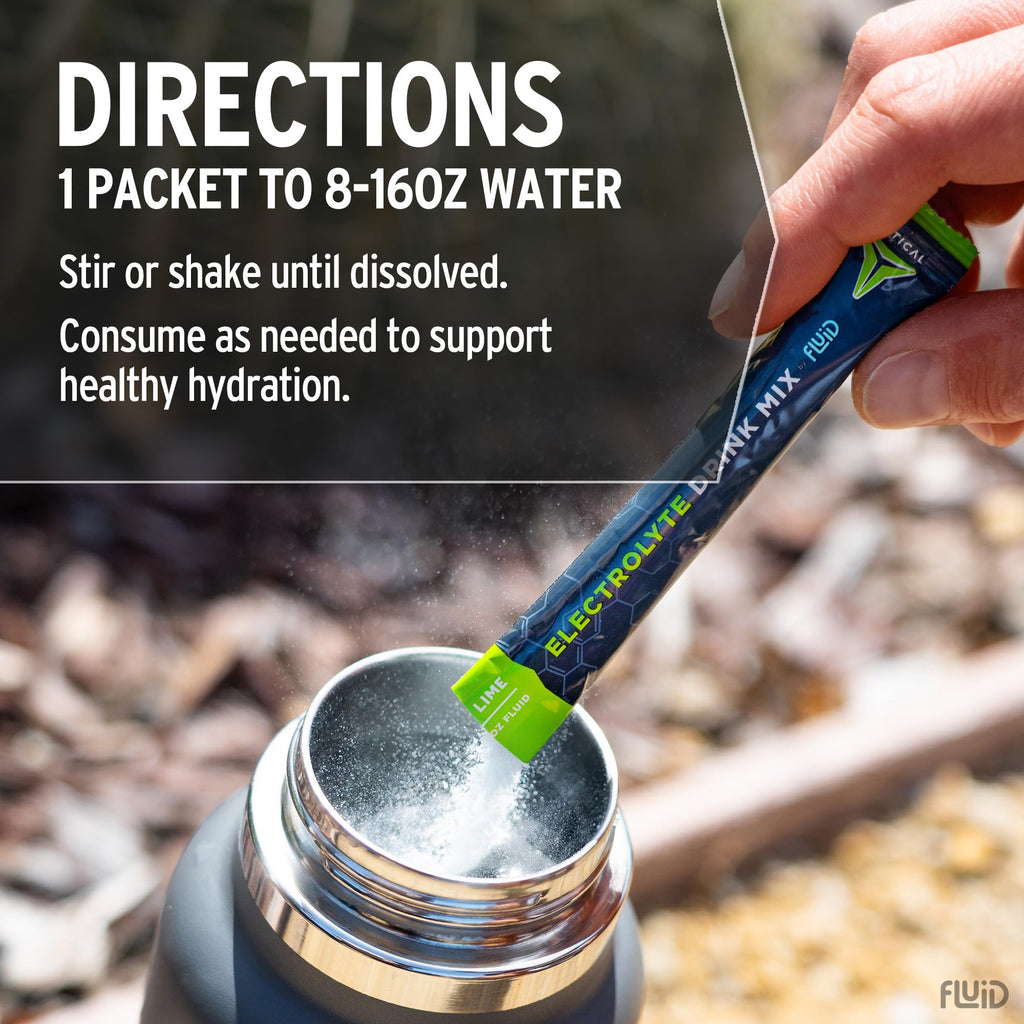 Fluid Tactical - 25 Count Electrolyte Powder