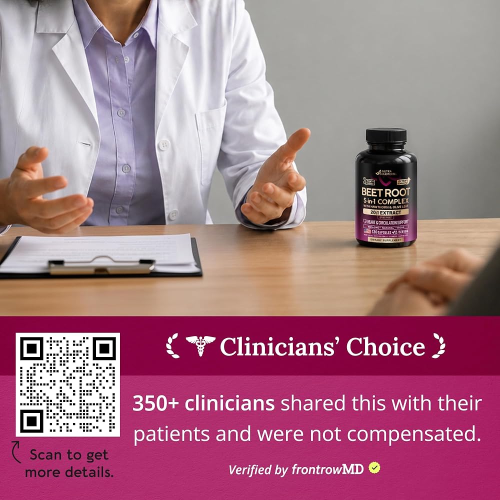 NUTRAHARMONY Beet Root Capsules - Healthy Blood Pressure Support