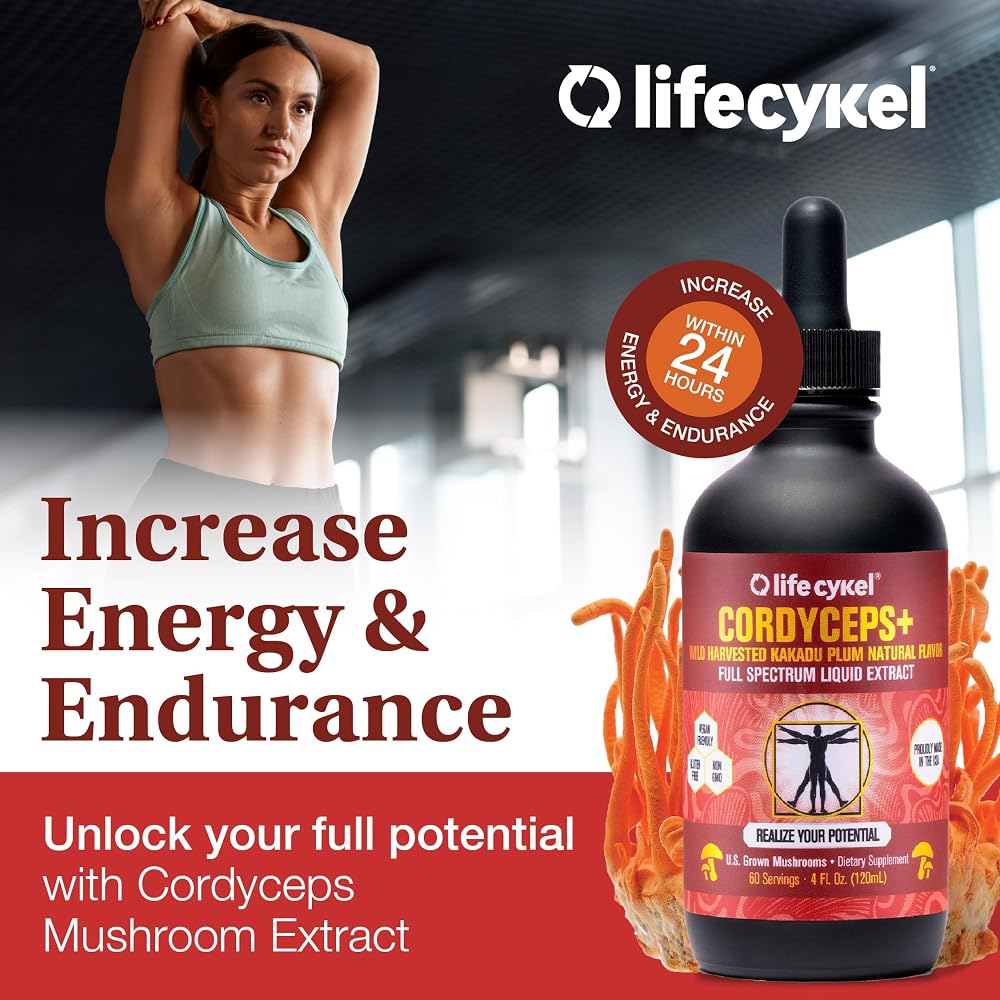 Life Cykel Professional Athletes Pack Mushroom Tincture - 6 Fl Oz - image 4
